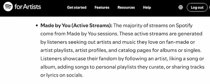 Band Builder Blog how to grow your streams on Spotify Source of streams